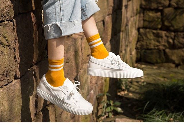 Nylon Crew Socks